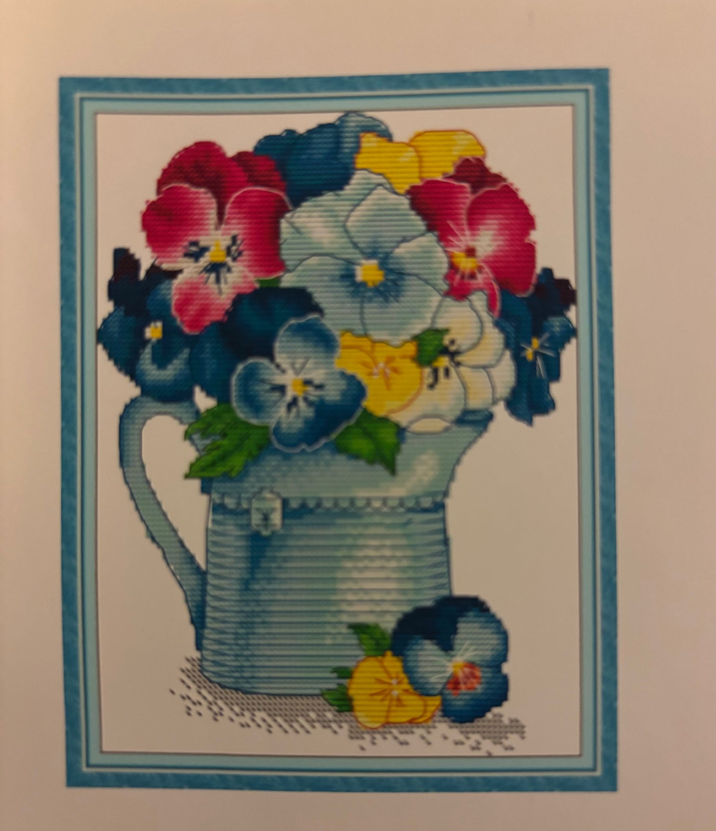 Pansy in a Barrel