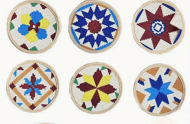 Coaster Cross Stitch Kit
