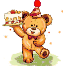 Birthday Ted Cross Stitch Pattern - Threading Carefully