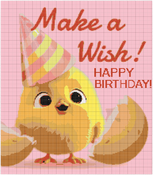 Make A Wish Counted Cross Stitch Kit - Threading Carefully