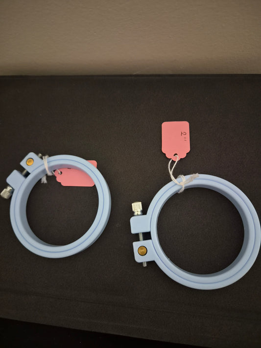 3 inch plastic hoop - Light blue