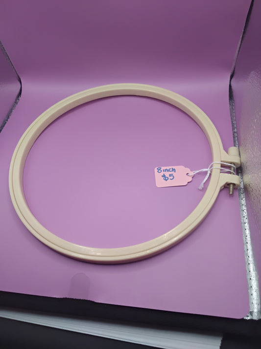 Embroidery hoop - 8inch plastic