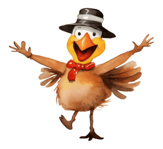 Turkey PDF Cross Stitch Pattern - Threading Carefully