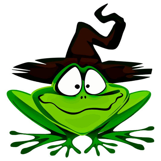 Witchy Frog Downloadable PDF Pattern - Threading Carefully